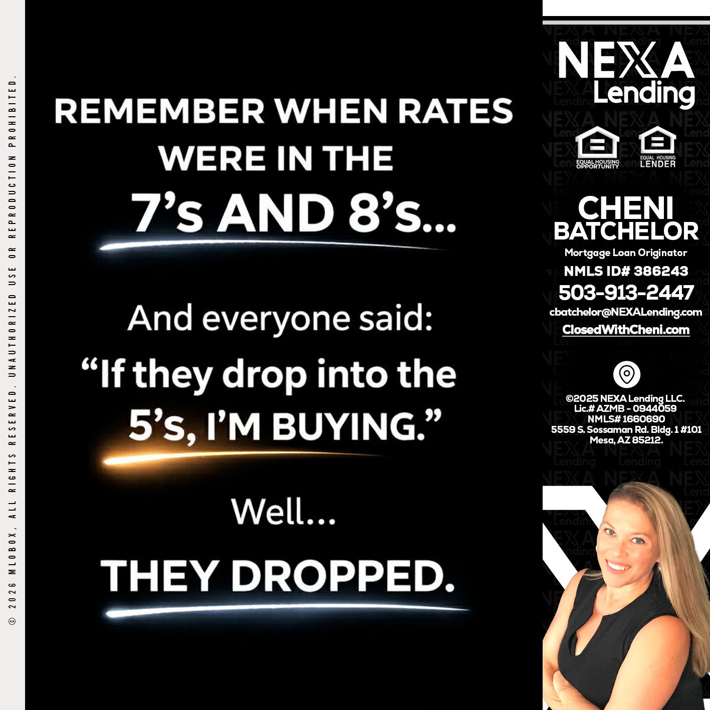 REMEMBER WHEN - Cheni Batchelor -Mortgage Loan Originator
