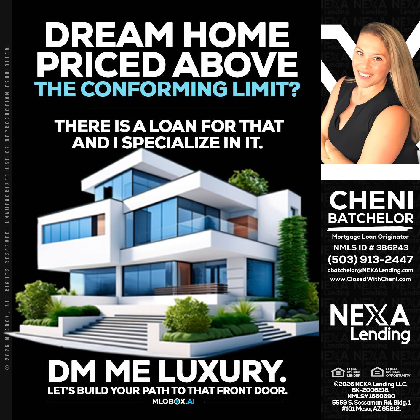 DREAM HOME - Cheni Batchelor -Mortgage Loan Originator