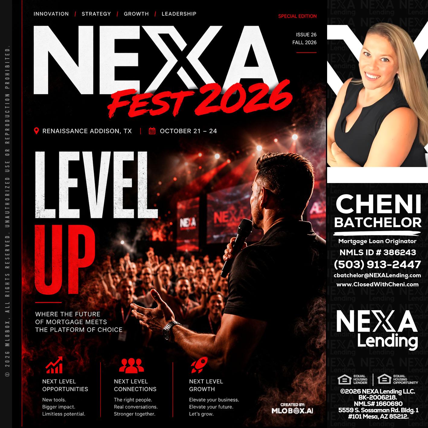 NEXA FEST 2026 - Cheni Batchelor -Mortgage Loan Originator