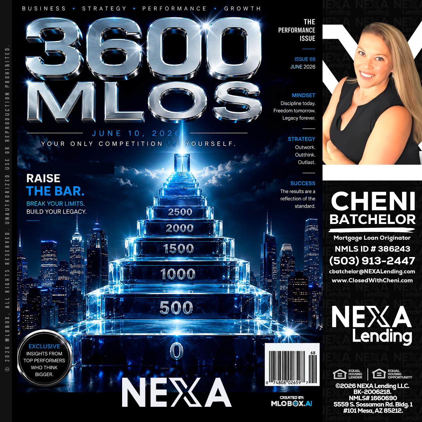 3600 MLOs - Cheni Batchelor -Mortgage Loan Originator