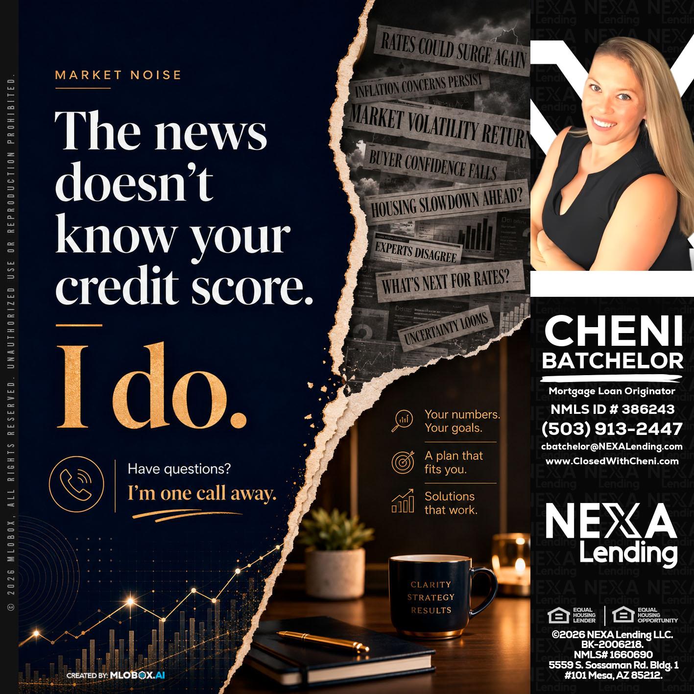 MARKET NOISE - Cheni Batchelor -Mortgage Loan Originator