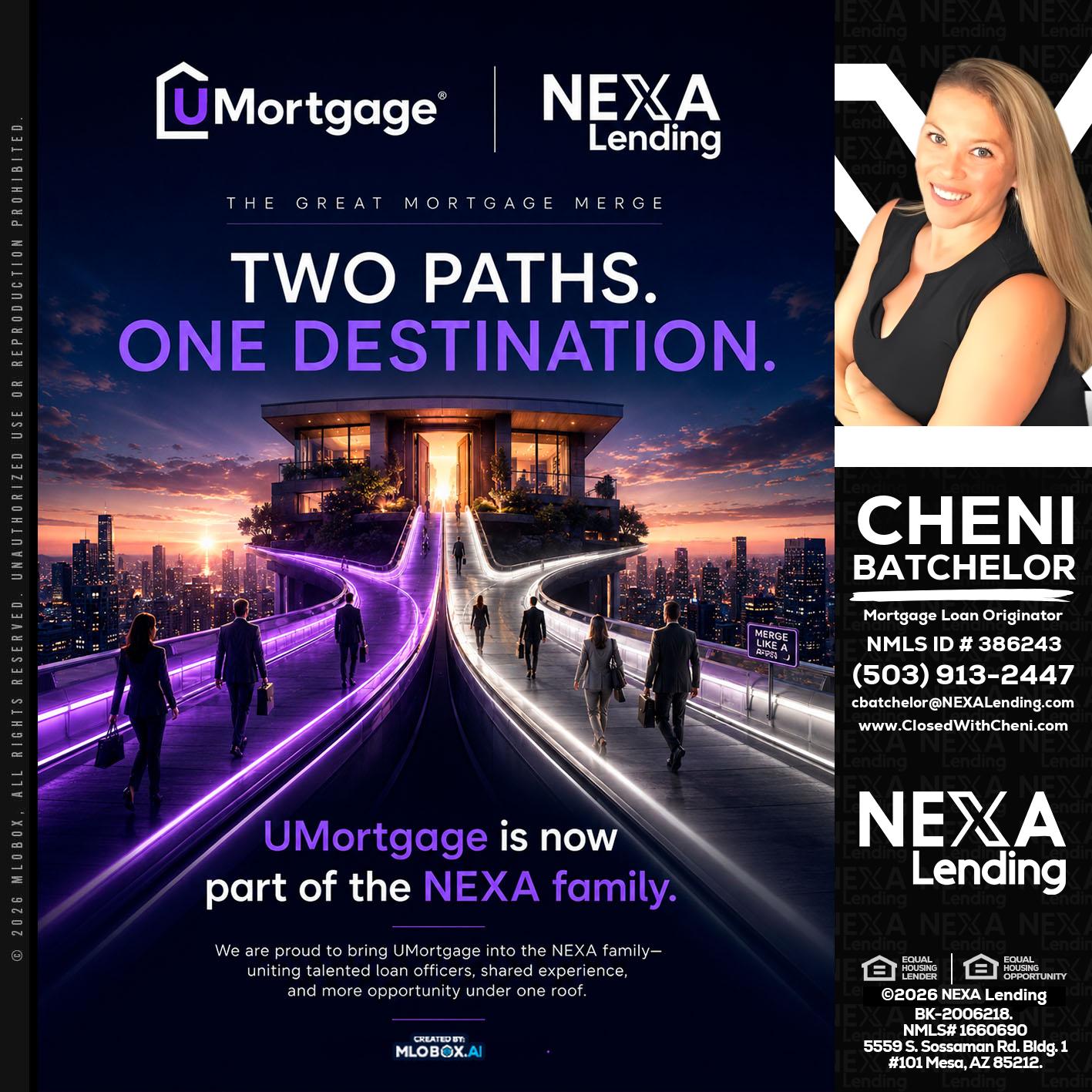 two path - Cheni Batchelor -Mortgage Loan Originator